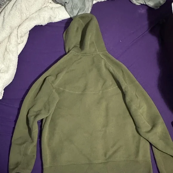 Nike Charcoal and Navy Fleece Hoodie - Picture 6 of 8